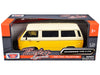 BRAND NEW VOLKSWAGEN TYPE 2 (T3) VAN YELLOW AND BEIGE "TIMELESS LEGENDS" SERIES 1/24 DIECAST MODEL CAR BY MOTORMAX - Miniature Motors