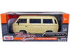 BRAND NEW VOLKSWAGEN TYPE 2 (T3) VAN BEIGE "TIMELESS LEGENDS" SERIES 1/24 DIECAST MODEL CAR BY MOTORMAX - Miniature Motors