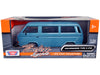 BRAND NEW VOLKSWAGEN TYPE 2 (T3) VAN BLUE "TIMELESS LEGENDS" SERIES 1/24 DIECAST MODEL CAR BY MOTORMAX - Miniature Motors