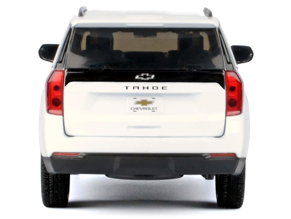 2025 Chevrolet Tahoe Z71 White "Timeless Legends" Series 1/24 Diecast Model Car by Motormax
