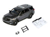2022 Ford Police Interceptor Utility Dark Gray Metallic "Builder's Kit" with Flashing Light Bar and Front and Rear Lights and Sounds 1/24 Diecast Model Car by Motormax