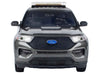 2022 Ford Police Interceptor Utility Dark Gray Metallic "Builder's Kit" with Flashing Light Bar and Front and Rear Lights and Sounds 1/24 Diecast Model Car by Motormax