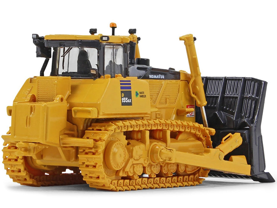 Komatsu D155AX-8 Dozer Waste Handler 1/87 Diecast Model by First Gear - Miniature Motors