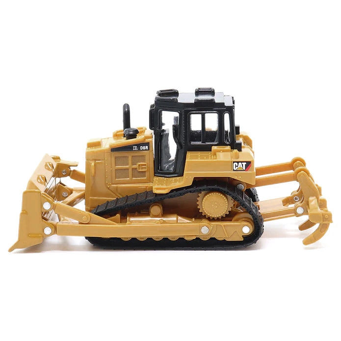 CAT Caterpillar D6R Track-Type Tractor Yellow and Black 1/64 Diecast Model by Diecast Masters - Miniature Motors