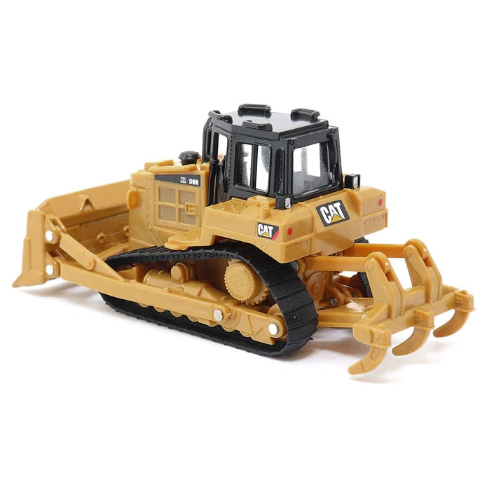 CAT Caterpillar D6R Track-Type Tractor Yellow and Black 1/64 Diecast Model by Diecast Masters - Miniature Motors