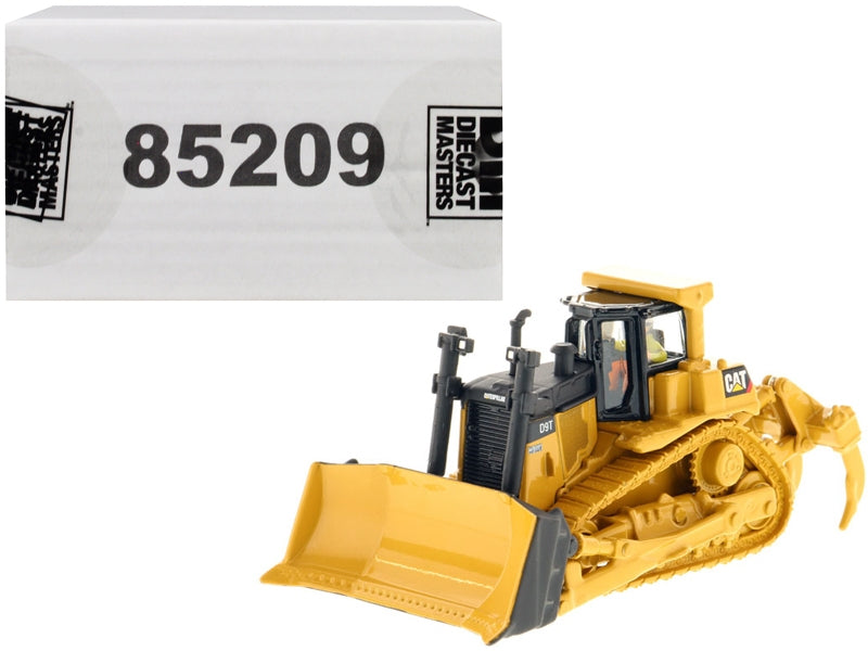 CAT Caterpillar D9T Track Type Tractor with Operator "High Line" Series 1/87 (HO) Scale Diecast Model by Diecast Masters - Miniature Motors