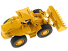 CAT Caterpillar 966A Wheel Loader Yellow with Operator "Vintage Series" 1/50 Diecast Model by Diecast Masters - Miniature Motors