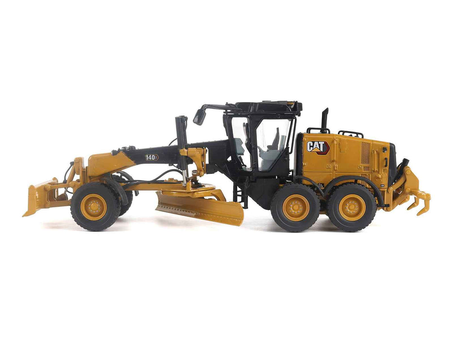 CAT Caterpillar 140 JOY Motor Grader Yellow with Black Top "High Line" Series 1/50 Diecast Model by Diecast Masters