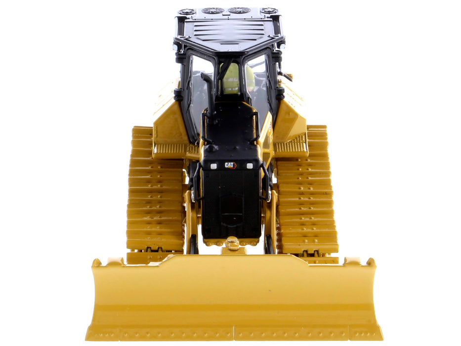 CAT Caterpillar D5 LGP VPAT Track Type Tractor Dozer Yellow with Operator "High Line" Series 1/50 Diecast Model by Diecast Masters - Miniature Motors