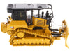 CAT Caterpillar D5 LGP Track Type Tractor Fire Dozer Yellow with Operator "High Line" Series 1/50 Diecast Model by Diecast Masters - Miniature Motors