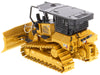 CAT Caterpillar D5 LGP Track Type Tractor Fire Dozer Yellow with Operator "High Line" Series 1/50 Diecast Model by Diecast Masters - Miniature Motors