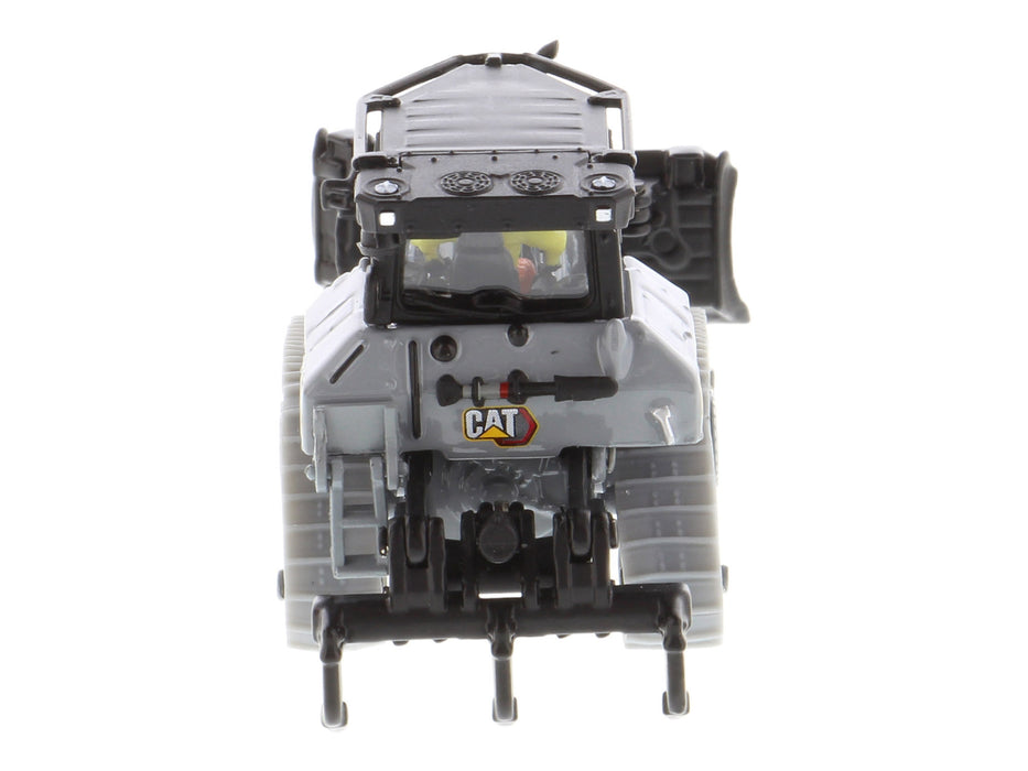 CAT Caterpillar D5 Track-Type Dozer "Centennial" Gray with Operator "High Line Series" 1/87 (HO) Diecast Model by Diecast Masters