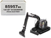 CAT Caterpillar 315 Track Type Hydraulic Excavator Special Black Finish with Operator "High Line" Series 1/50 Diecast Model by Diecast Masters - Miniature Motors