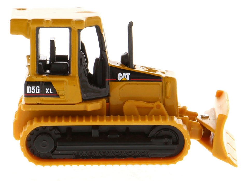 CAT Caterpillar D5G XL Track-Type Tractor Yellow "Micro-Constructor" Series Diecast Model by Diecast Masters - Miniature Motors