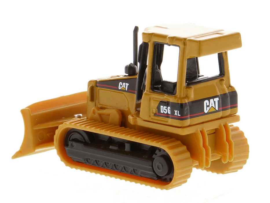 CAT Caterpillar D5G XL Track-Type Tractor Yellow "Micro-Constructor" Series Diecast Model by Diecast Masters - Miniature Motors