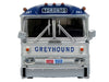 1964 MCI MC-5A Coach Bus "Greyhound Canada" White with Blue Stripes "Vintage Bus & Motorcoach Collection" Limited Edition to 504 pieces Worldwide 1/87 (HO) Diecast Model by Iconic Replicas
