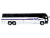 MCI D4520 Commuter Coach Bus "Coach USA" White with Blue and Red Stripes "The Bus & Motorcoach Collection" Limited Edition to 504 pieces Worldwide 1/87 (HO) Scale Diecast Model by Iconic Replicas