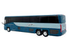 MCI D4520 Commuter Coach Bus "Greyhound Lines" Blue with Light Blue Stripes "The Bus & Motorcoach Collection" Limited Edition to 504 pieces Worldwide 1/87 (HO) Scale Diecast Model by Iconic Replicas