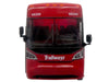 MCI D4520 Commuter Coach Bus "Burlington Trailways" Red with White Graphics "The Bus & Motorcoach Collection" Limited Edition to 504 pieces Worldwide 1/87 (HO) Scale Diecast Model by Iconic Replicas