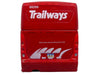 MCI D4520 Commuter Coach Bus "Burlington Trailways" Red with White Graphics "The Bus & Motorcoach Collection" Limited Edition to 504 pieces Worldwide 1/87 (HO) Scale Diecast Model by Iconic Replicas