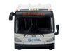 New Flyer Xcelsior XN40 Transit Bus "Delta Air Lines 100th Anniversary" Blue and White with Graphics "The Bus & Motorcoach Collection" Limited Edition 1/87 (HO) Scale Diecast Model by Iconic Replicas