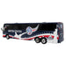 MCI J4500 Coach Bus "United States National Soccer Team" Dark Blue with Graphics "International Federation of the Global Game" Series Limited Edition to 504 pieces Worldwide 1/87 (HO) Diecast Model by Iconic Replicas
