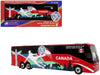 Prevost H3-45 Coach Bus "Canada National Soccer Team" Red with Graphics "International Federation of the Global Game" Series Limited Edition to 504 pieces Worldwide 1/87 (HO) Diecast Model by Iconic Replicas