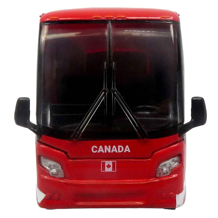 Prevost H3-45 Coach Bus "Canada National Soccer Team" Red with Graphics "International Federation of the Global Game" Series Limited Edition to 504 pieces Worldwide 1/87 (HO) Diecast Model by Iconic Replicas