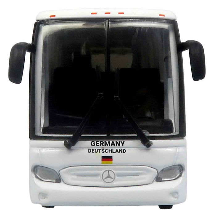 Daimler Tourrider Coach Bus "Germany National Football Team" White with Graphics "International Federation of the Global Game" Series Limited Edition to 504 pieces Worldwide 1/87 (HO) Diecast Model by Iconic Replicas