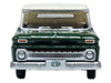 1965 Chevrolet C10 Stepside Pickup Truck Dark Green with Ivory Top 1/87 (HO) Scale Diecast Model Car by Oxford Diecast