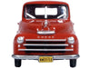 1948 Dodge B-1B Pickup Truck Red 1/87 (HO) Scale Diecast Model Car by Oxford Diecast