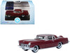 1956 Lincoln Continental Mark II Dark Red 1/87 (HO) Scale Diecast Model Car by Oxford Diecast - Miniature Motors
