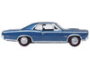 1966 Pontiac GTO Fontaine Blue Metallic 1/87 (HO) Scale Diecast Model Car by Oxford Diecast