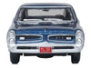1966 Pontiac GTO Fontaine Blue Metallic 1/87 (HO) Scale Diecast Model Car by Oxford Diecast