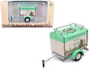 Travel Trailer Beige with Light Green Top "The Waldorf-Astoria Luggage Service New York - Park Avenue" 1/24 Diecast Model Car by Motor City Classics - Miniature Motors