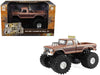 1978 Ford F-350 Monster Truck with 66-Inch Tires "BFT" Brown Two-Tone "Kings of Crunch" Series 1/43 Diecast Model Car by Greenlight