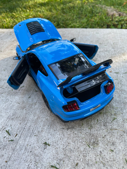 2020 Ford Mustang Shelby GT500 Light Blue "Special Edition" 1/18 Diecast Model Car by Maisto