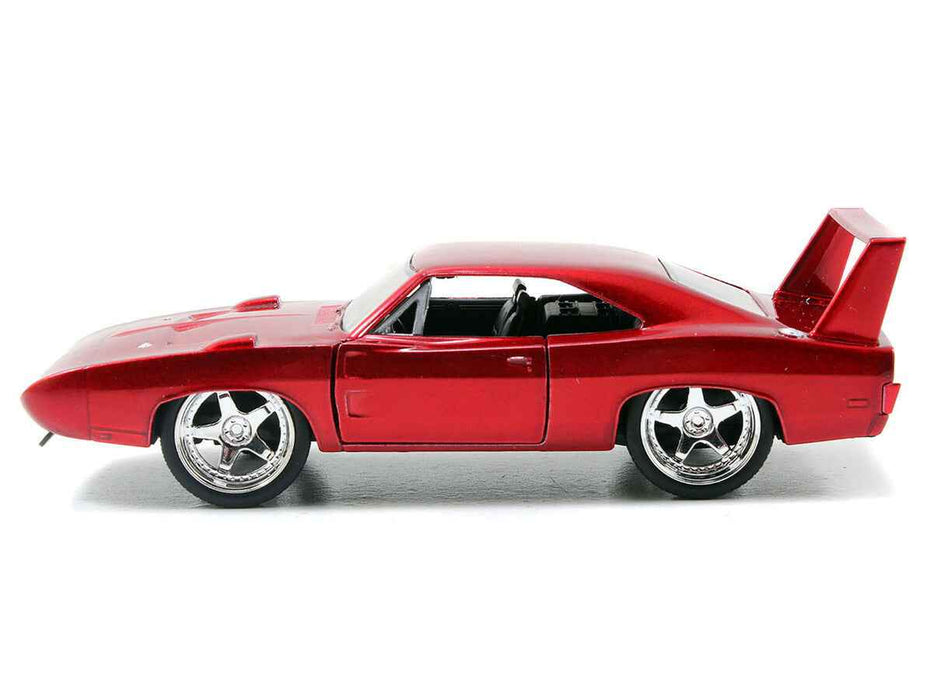 Dom's Dodge Charger Daytona Red Metallic "Fast & Furious 6" (2013) Movie "25 Years of Fast & Furious" Series die cast model car by Jada