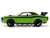 Letty's Dodge Challenger SRT8 Green with Matt Black Top and Hood and Black Stripes "Furious 7" (2015) Movie "Fast & Furious 25th Anniversary" Series 1/32 Diecast Car Model by Jada
