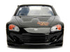 Honda S2000 Convertible Black with Graphics "The Fast and the Furious" (2001) Movie "25 Years of Fast & Furious" Series 1/32 Diecast Model Car by Jada