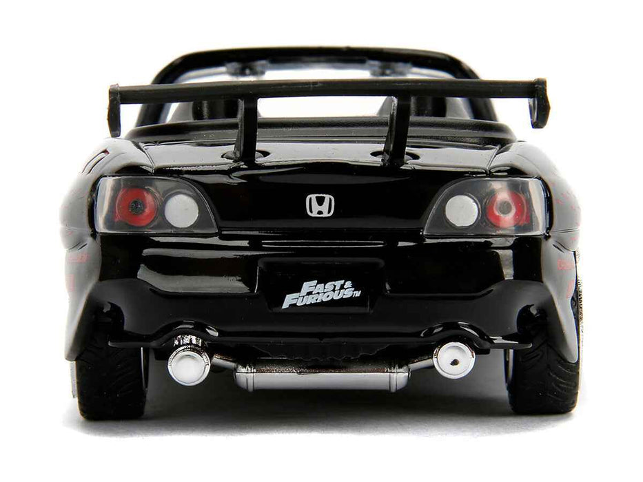 Honda S2000 Convertible Black with Graphics "The Fast and the Furious" (2001) Movie "25 Years of Fast & Furious" Series 1/32 Diecast Model Car by Jada