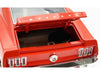 1969 Ford Mustang Limited Edition 600 Flower Power Red Limited Edition to 300 pieces Worldwide 1/18 Diecast Model Car by ACME