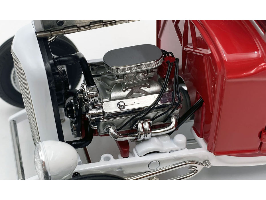1932 Ford Pickup Truck "So-Cal Speed Shop" Red and White Limited Edition to 500 pieces Worldwide 1/18 Diecast Model Car by ACME