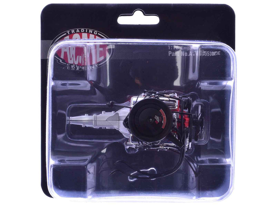 454 LS6 Engine and Transmission Replica from "1970 Chevrolet Chevelle SS" 1/18 Model by ACME