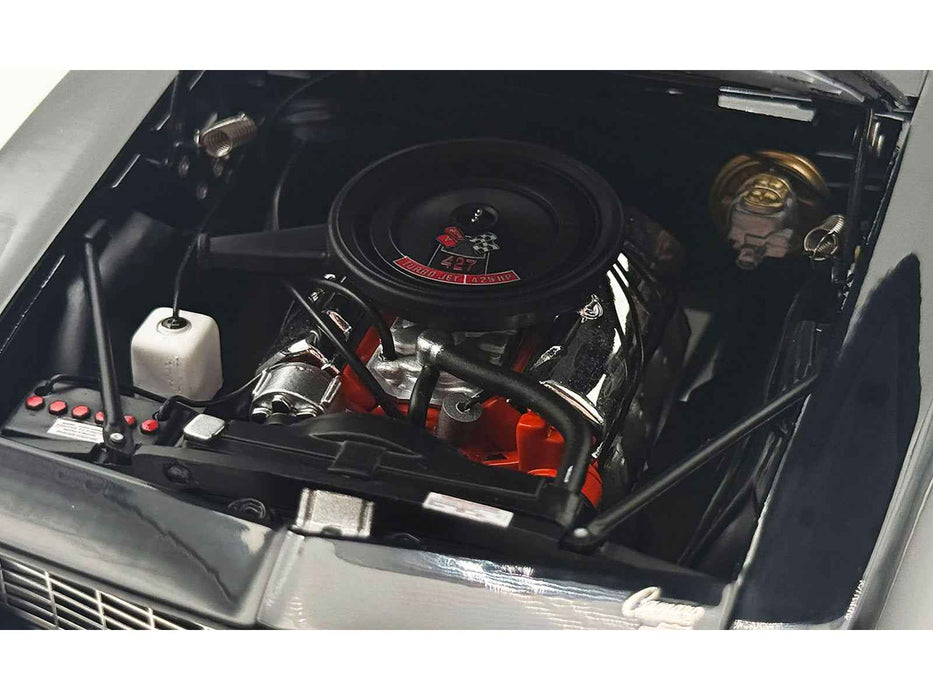 1969 Chevrolet COPO Camaro Tuxedo Black with Yellow Interior Limited Edition to 402 pieces Worldwide 1/18 Diecast Model Car by ACME