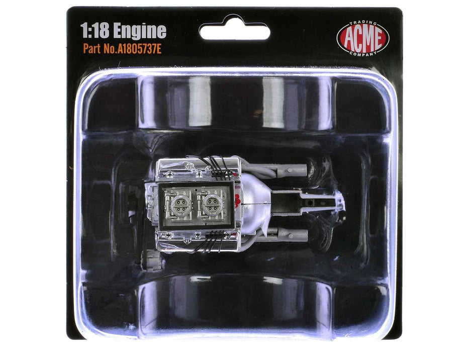 ZL-1 427 Engine and Transmission Replica from "1969 Chevrolet Camaro ZL-1" 1/18 Model by ACME