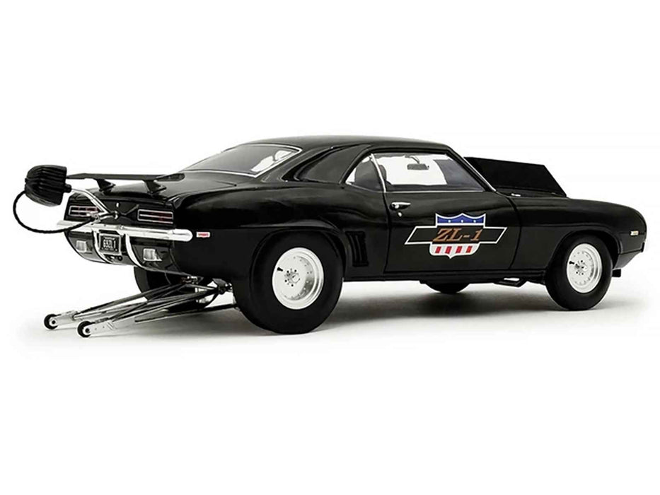 1969 Chevrolet Camaro ZL-1 "Drag Outlaws" Black Limited Edition to 372 pieces Worldwide 1/18 Diecast Model Car by ACME