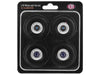 "35 Inch Offroad" Wheel and Tire Set of 4 pieces from 1967 Chevrolet K-10 Pickup Truck for 1/18 Scale Models by ACME