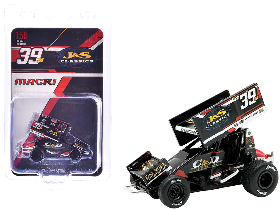 Winged Sprint Car #39m Anthony Macri "J&S Classics - C&D Rigging" (2025) 1/50 Diecast Model Car by ACME