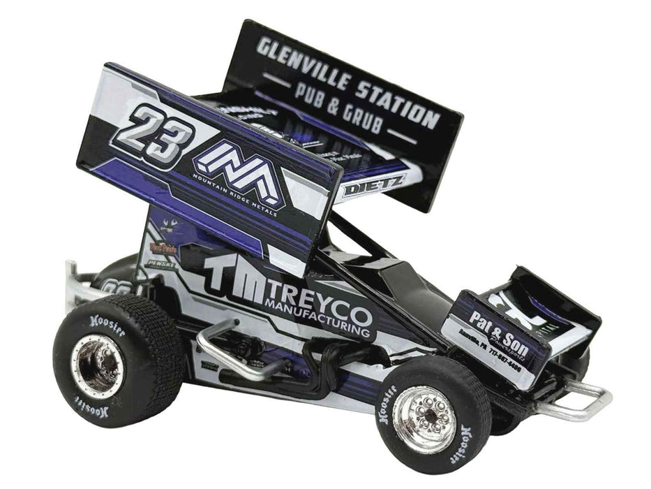 Winged Sprint Car #23 Chase Dietz "Treyco Manufacturing - Mountain Ridge Metals" (2026) 1/50 Diecast Model Car by ACME